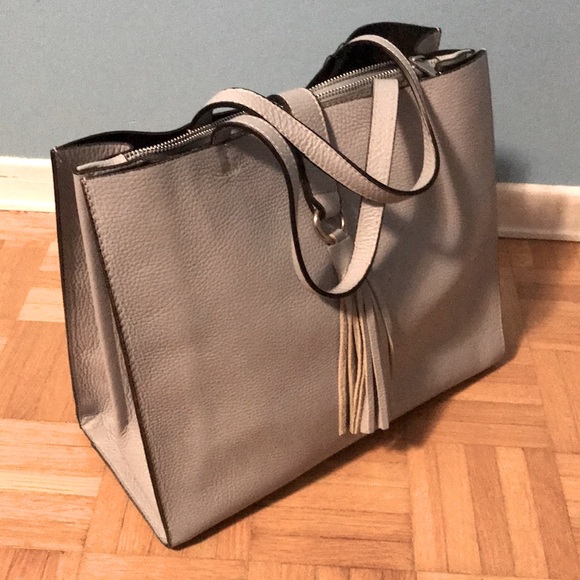 MONICA FERRUCCI leather tote with tassel - Picture 4 of 6